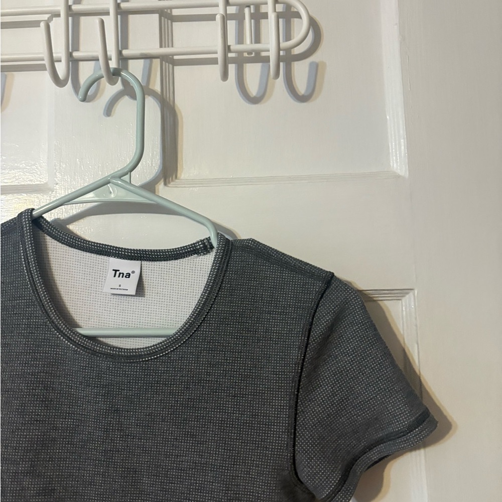 TNA Charcoal Textured Top